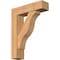 Ekena Millwork Funston Block Smooth Bracket w/ Offset Brace, Western Red Cedar, 7 1/2"W x 28"D x 36"H BKT0806X28X36FST05SWR - alternate 1